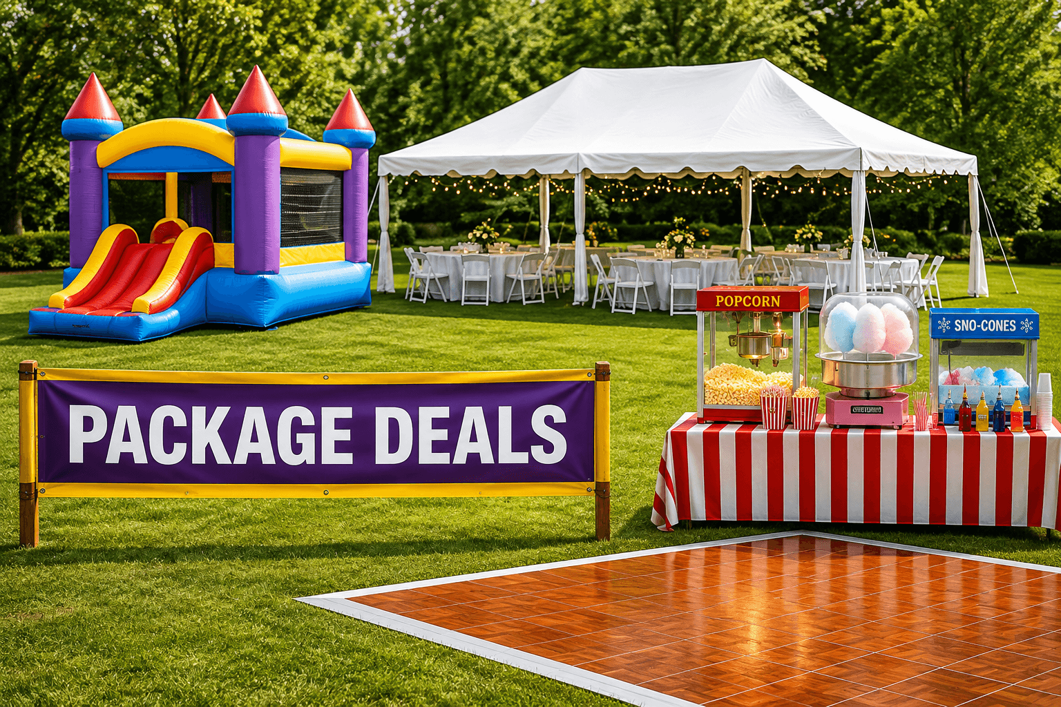 Party Rental Packages — Syracuse, NY