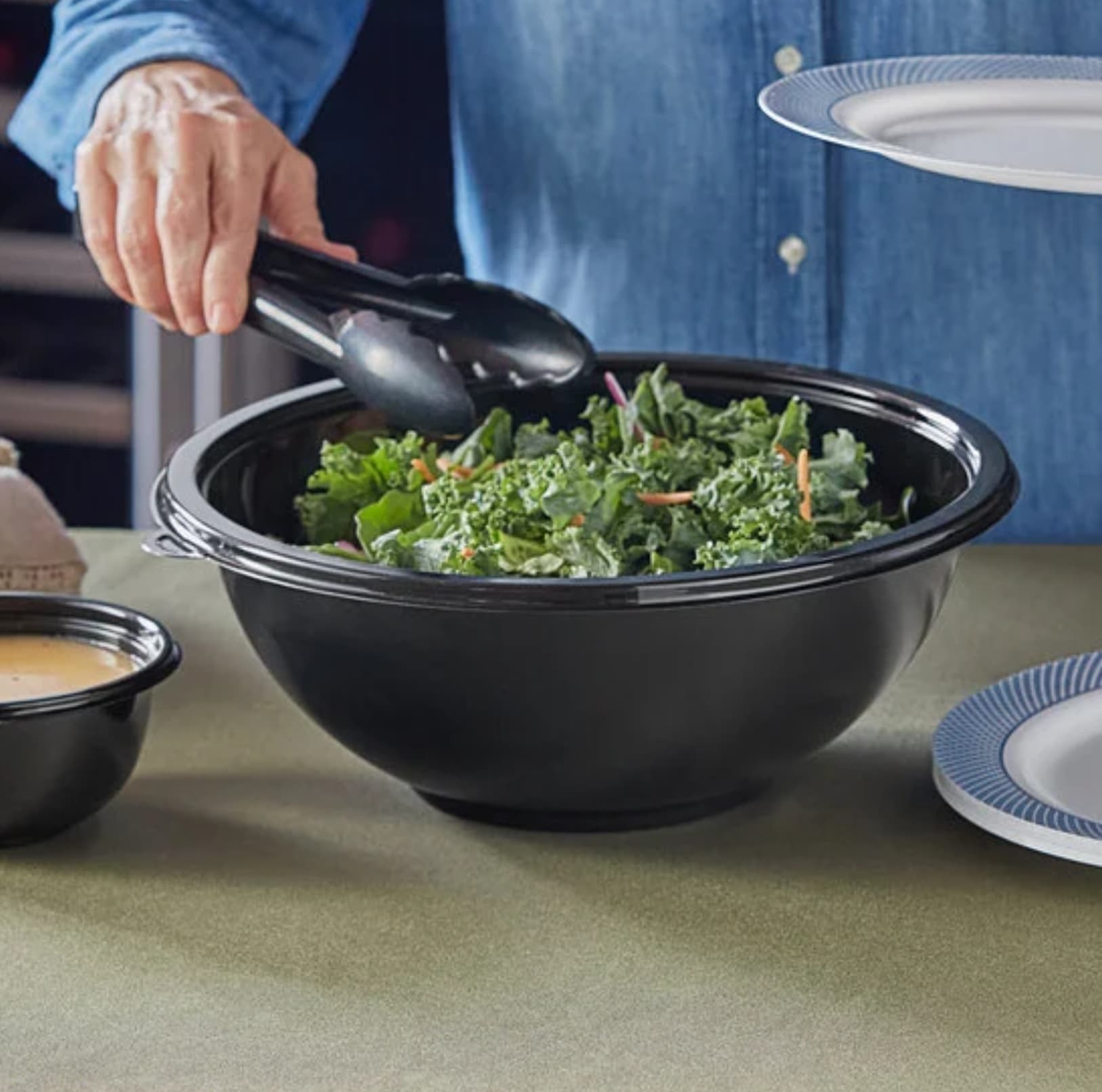 Plastic Round Catering / Serving Bowl