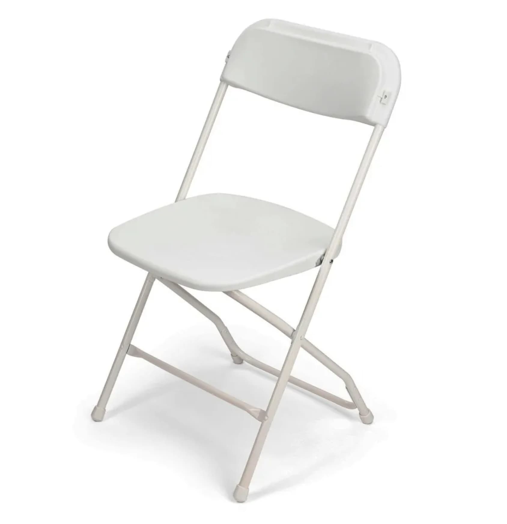 White Plastic Folding Chair