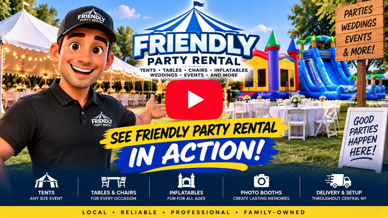 Friendly Party Rental YouTube